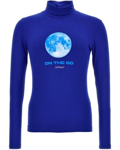 Off-White c/o Virgil Abloh On The Go Moon Sweater, Cardigans - Blue