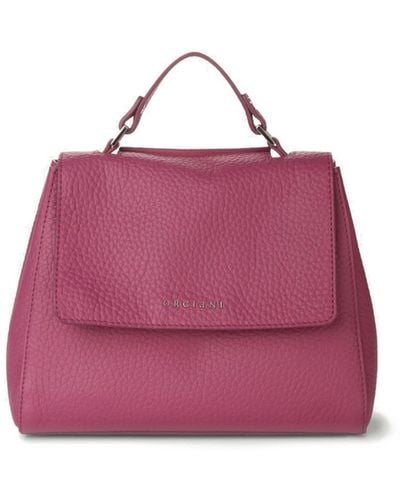 Orciani Sveva Soft Small Handbag - Purple