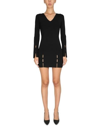 Helmut Lang Knitted Mini Dress - Black