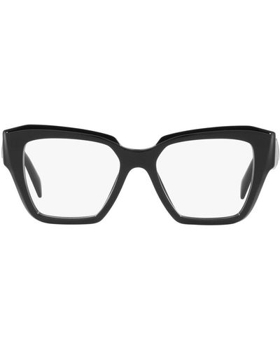 Prada Square Frame Glasses - Black