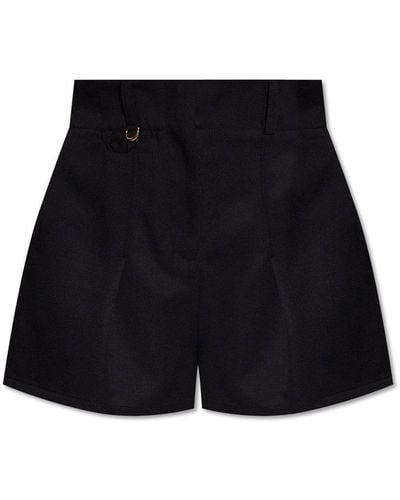 Jacquemus 'bari' High-rise Shorts, - Black