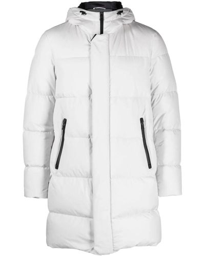 Herno White Feather Down Parka Coat