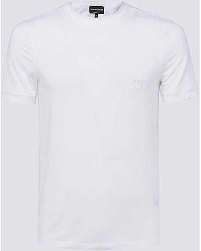 Giorgio Armani Cotton T-Shirt - White