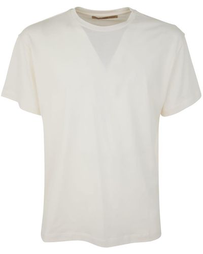 Nuur Comfy Short Sleeve Pullover - White