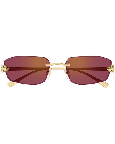 Cartier Ct0474S Sunglasses - Red