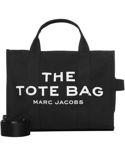 Marc Jacobs Medium Small Canvas Tote Bag - Black