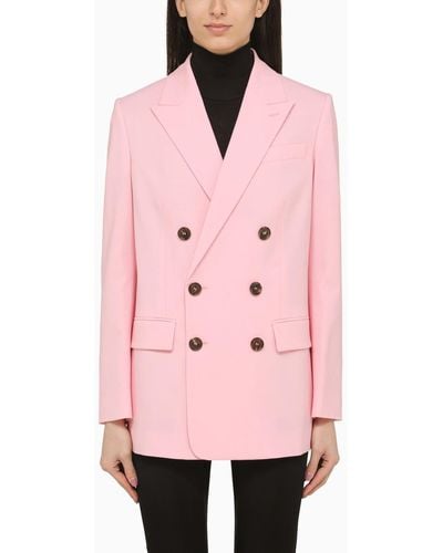DSquared² Double-Breasted Jacket - Pink