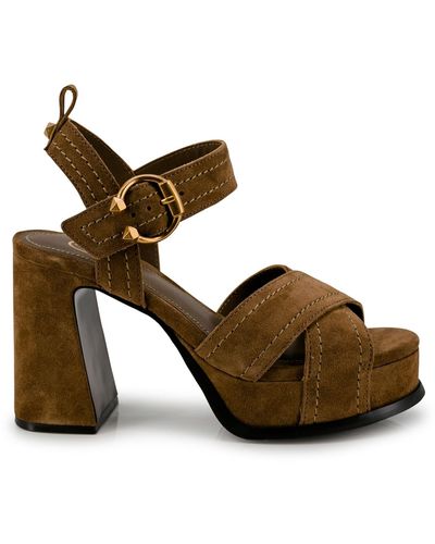 Ash Melany 100Mm Sandals - Brown