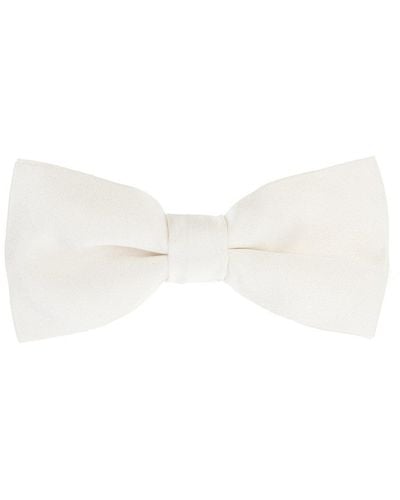 Givenchy Silk Bow Tie, - White