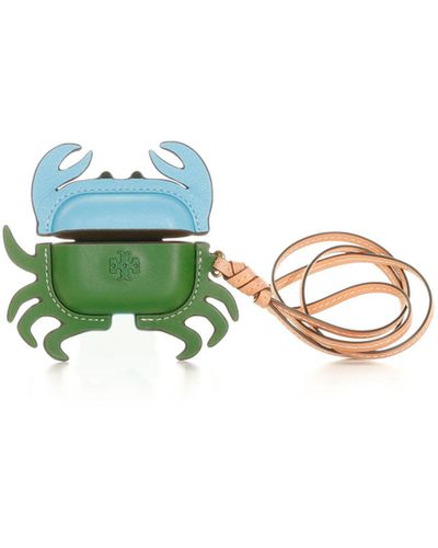 Tory Burch Case For Airpods Crab - Green