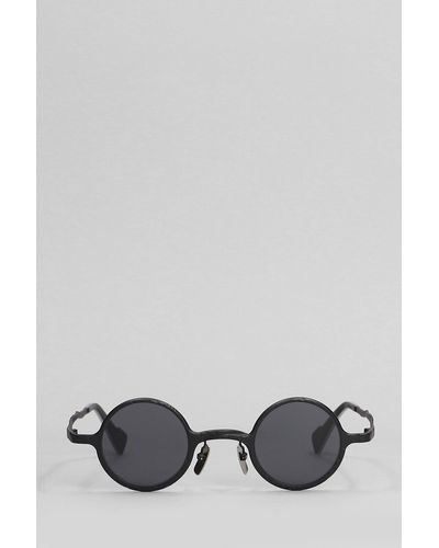 Kuboraum Z17 Sunglasses In Black Metal Alloy - Grey