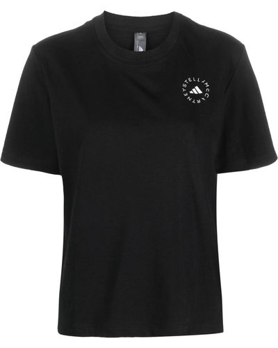 adidas By Stella McCartney Logo Sporty T-shirt - Black