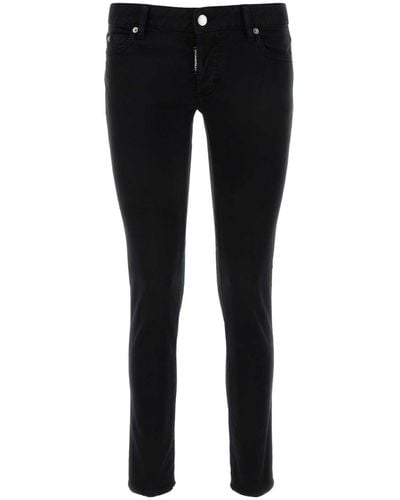 DSquared² Stretch Denim Jennifer Jeans - Black