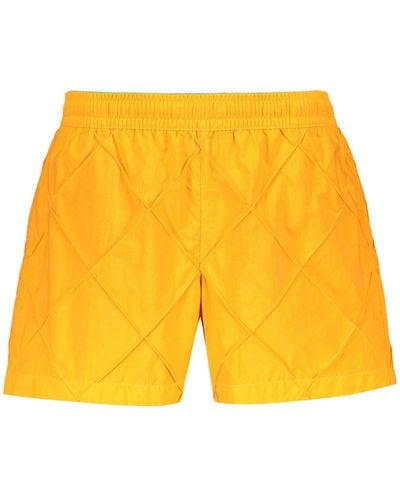 Bottega Veneta Nylon Swim Shorts - Yellow