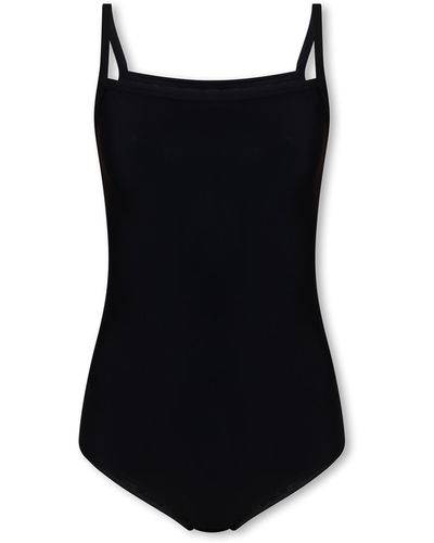 MM6 by Maison Martin Margiela Bodysuit With Shoulder Straps - Black