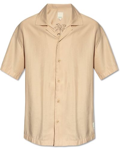 Emporio Armani The 'sustainability' Collection Shirt, - Natural