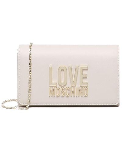 Love Moschino Smart Daily Shoulder Bag - White