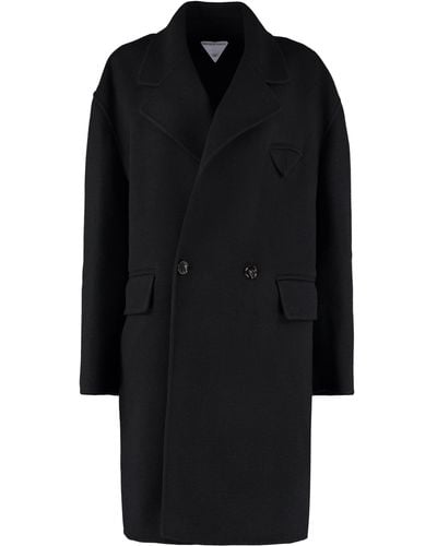 Bottega Veneta Cashmere Coat - Black