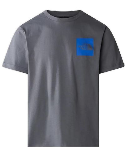 The North Face Logo Printed Crewneck T-shirt - Gray