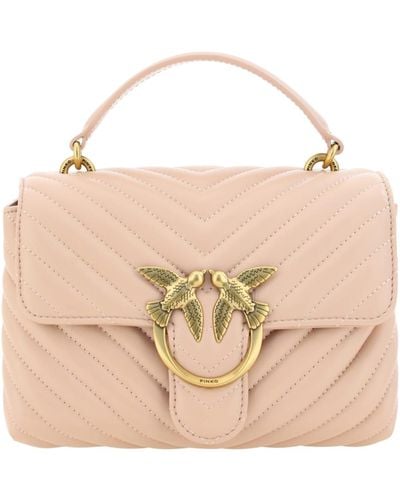 Pinko Love Lady Mini Handbag - Natural