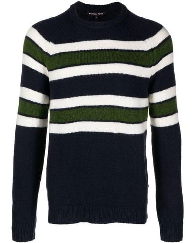 Michael kors striped sweater outlet
