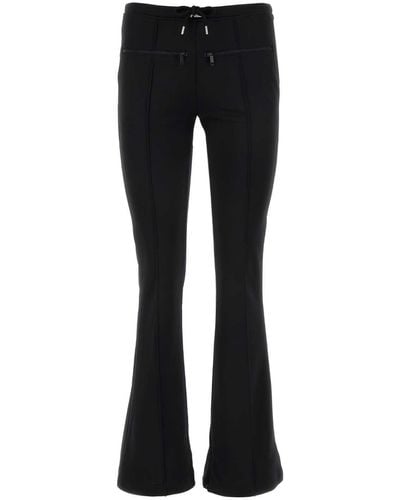 Courreges Polyester Joggers - Black