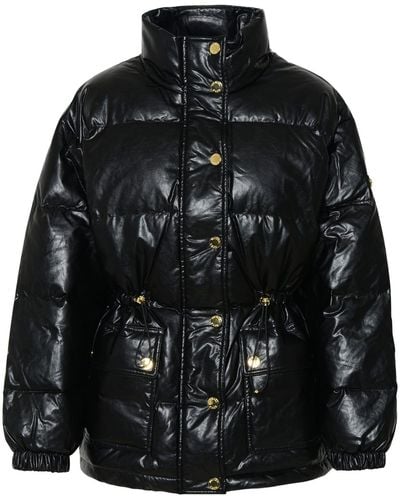 Michael Kors Black Polyurethane Jacket