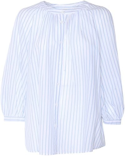 Peserico Shirt With Stripes - White