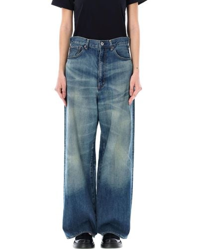Junya Watanabe Wide Jeans - Blue