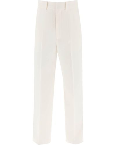 Casablancabrand Light Wool Pants - White