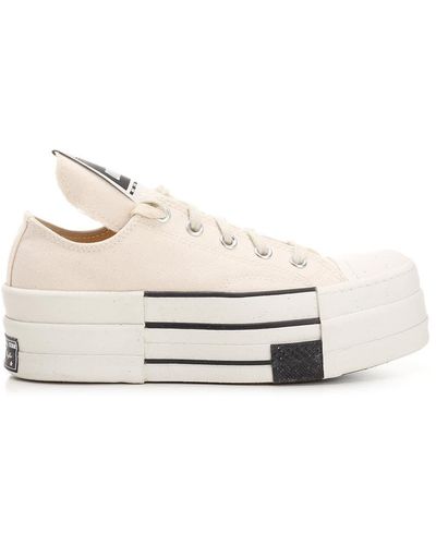 Rick Owens Rick Owens X Converse Drkstar Canvas Sneakers - Natural