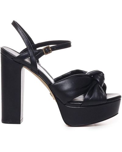 MICHAEL Michael Kors Josie Platform Sandals - Black