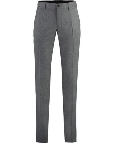 Dolce & Gabbana Wool Pants - Gray