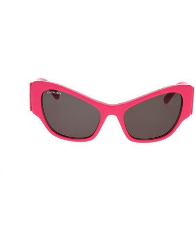 Balenciaga Alien Frame Sunglasses - Red