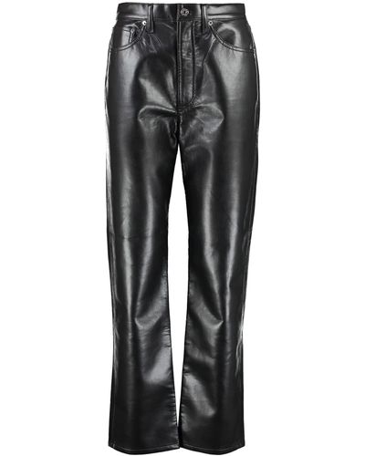 Agolde Leather Pants - Black