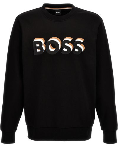 BOSS Logo Sweatshirt - Black