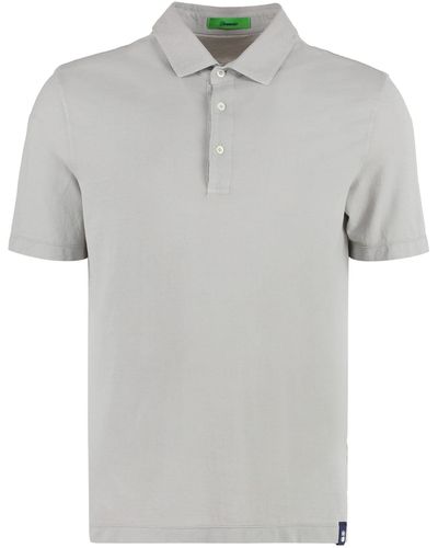 Drumohr Cotton Polo Shirt - Gray