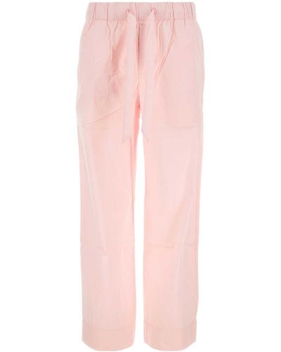 Tekla Cotton Pajama Pant - Pink