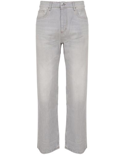 Ami Paris Slim Fit Jeans - Grey