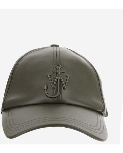 JW Anderson Baseball Hat With Logo - Green