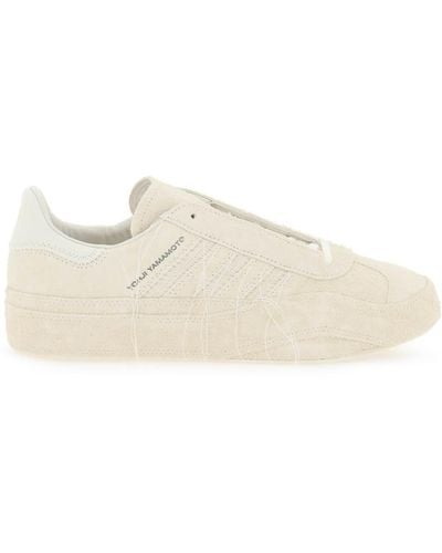 Y-3 Gazelle Ivory Suede Trainers - Natural
