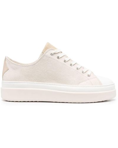 Isabel Marant Light Beige Canvas Trainers - White