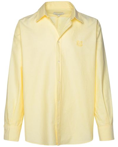 Maison Kitsuné Cotton Shirt - Yellow