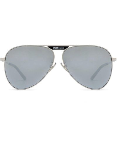 Balenciaga Aviator-framed Sunglasses - Gray