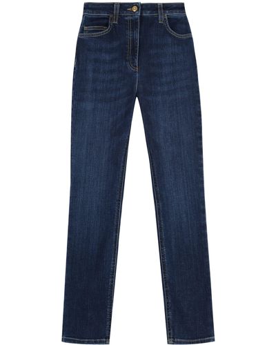 Elisabetta Franchi 5-Pocket Skinny Jeans - Blue