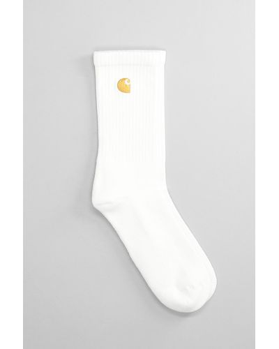 Carhartt Socks In White Cotton