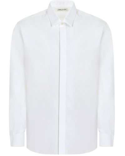 Saint Laurent Slim-Fit Shirt - White