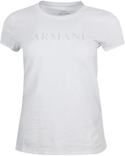 Armani Exchange T-Shirts And Polos - White