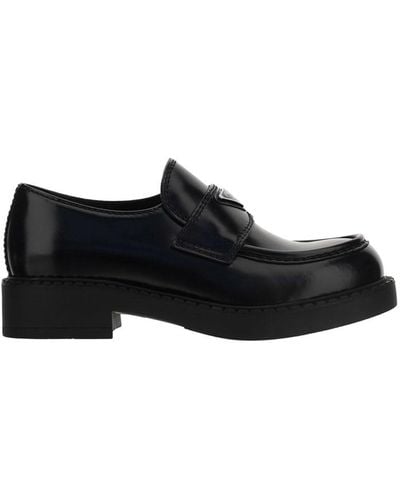 Prada Loafers Shoes - Black