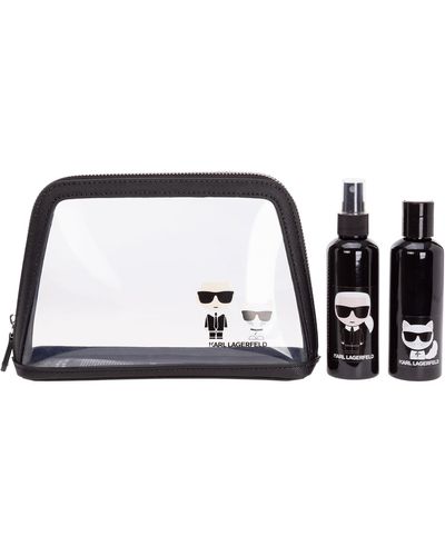 Karl Lagerfeld Ikonik K/protect Set K/protect Set Toiletry Bag - Black
